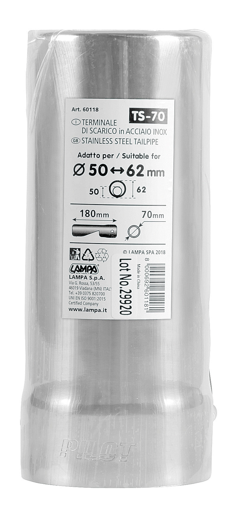 TS-70, terminale di scarico