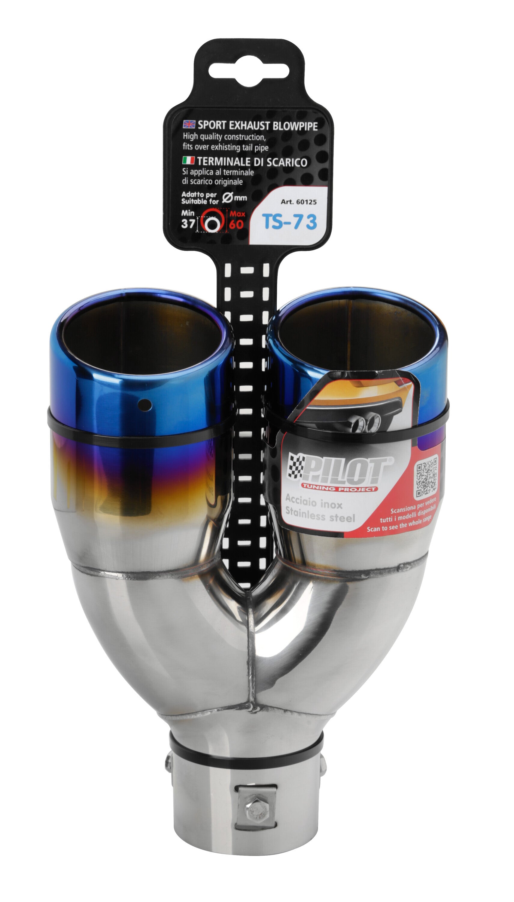 TS-73, terminale di scarico - Blu