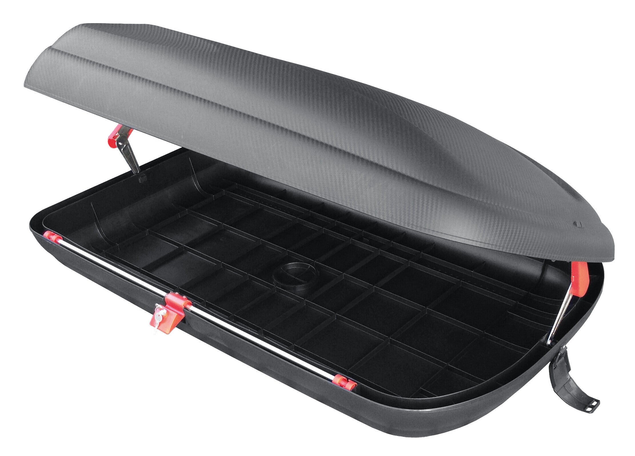 Gran-Pree, box tetto in polipropilene, 320 litri - Nero Carbon