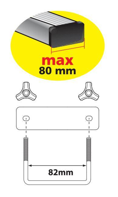 Gran-Pree, box tetto in polipropilene, 480 litri - Nero Carbon