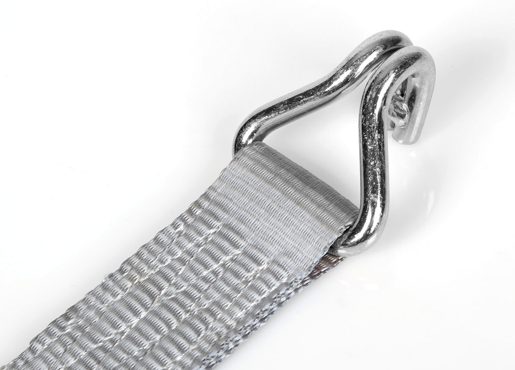 Nastro tensore con cricchetto per bisarca, gancio singolo - 3200 Kg - 5x250 cm
