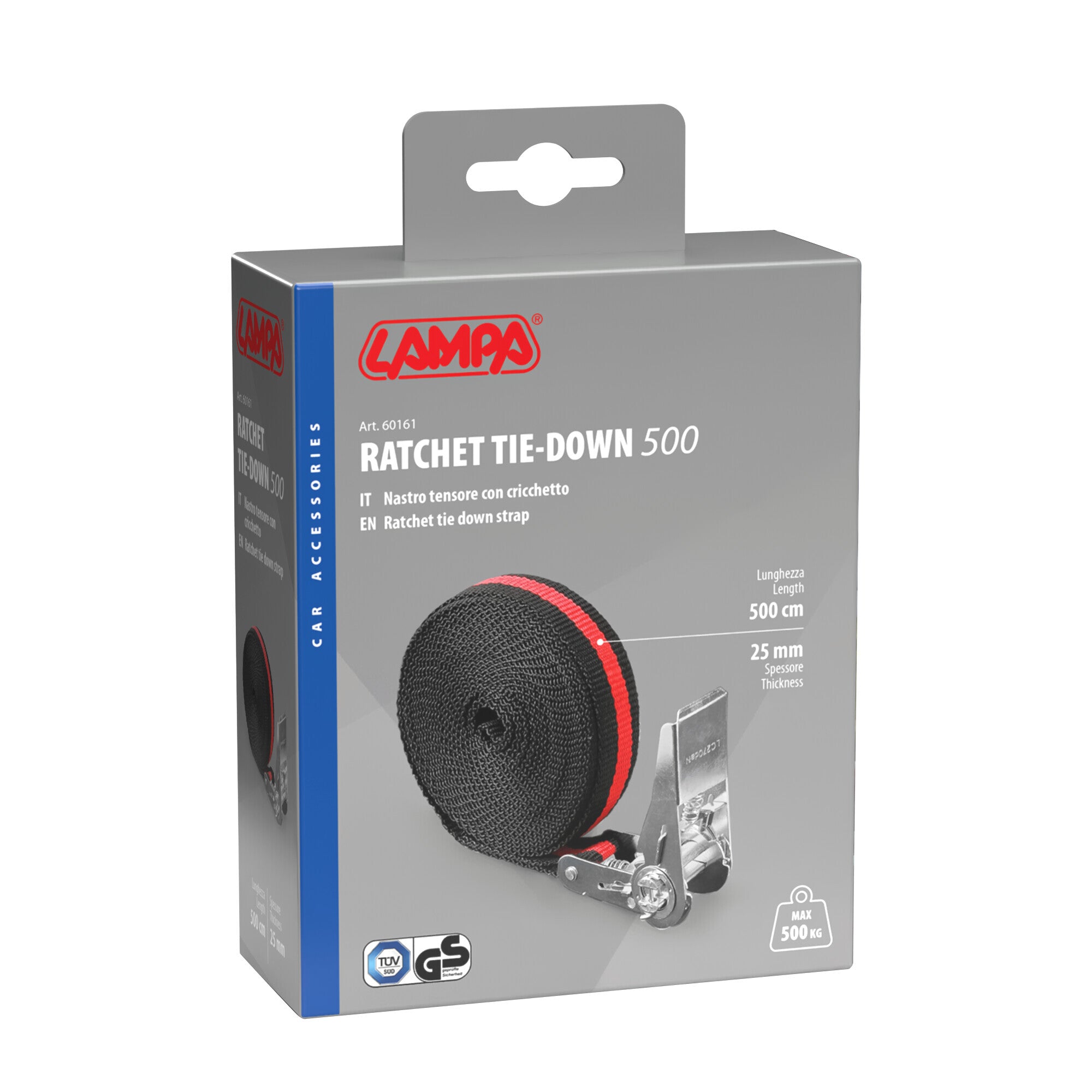Nastro tensore con cricchetto cm 500