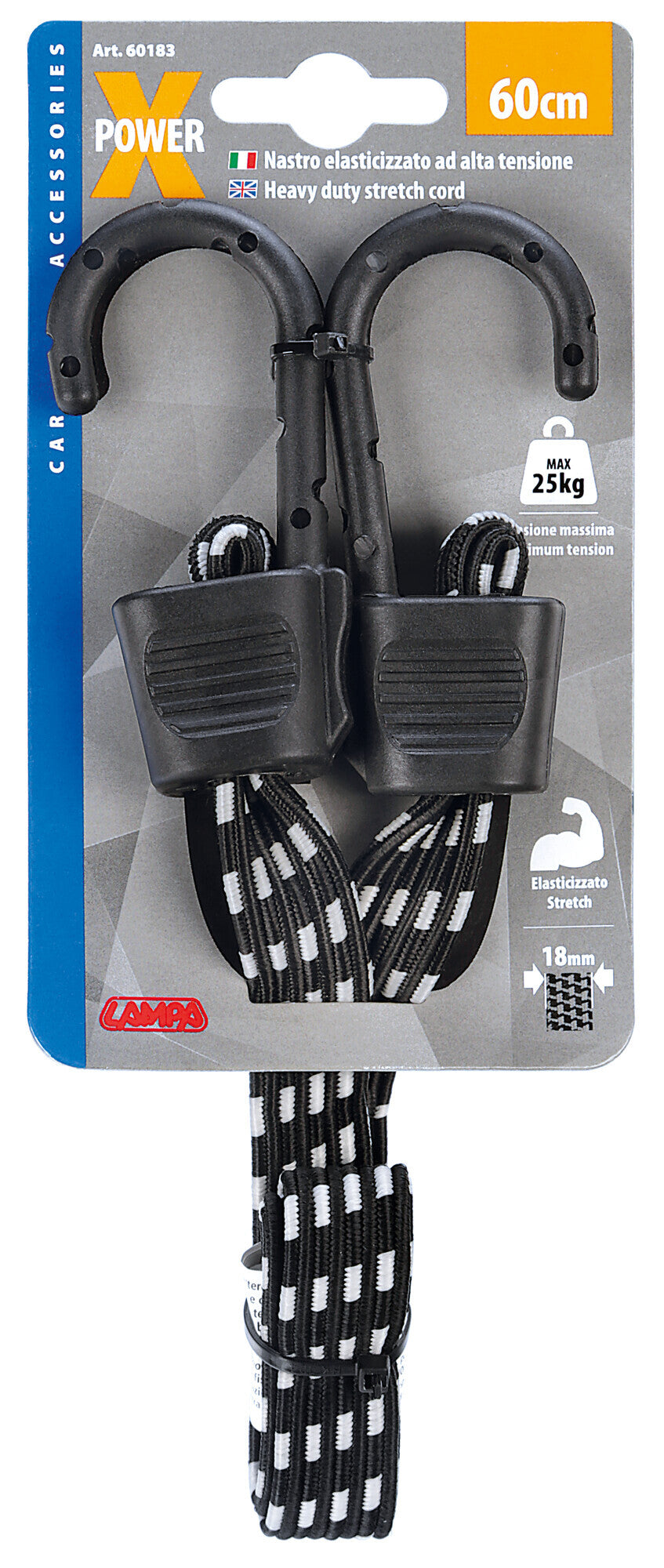 X-Power, nastro elasticizzato - 60 cm