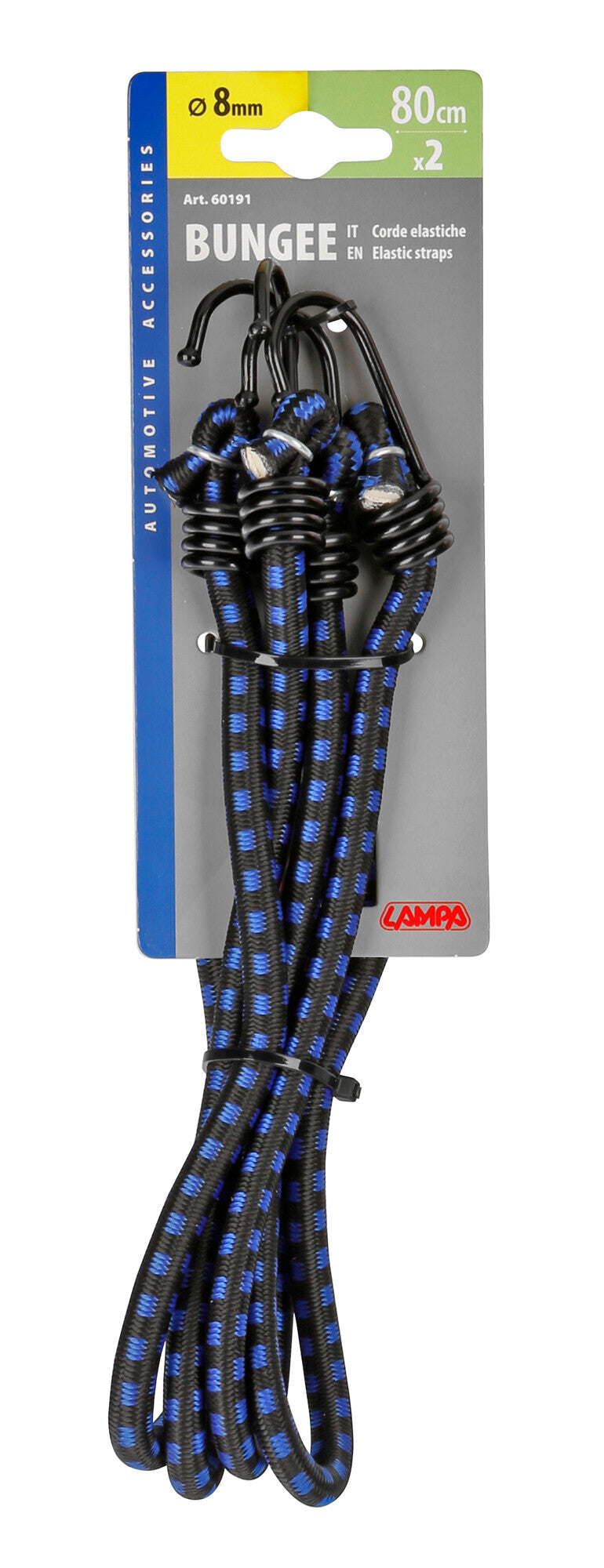 Corde elastiche slim - Ø 8 mm - 2x80 cm