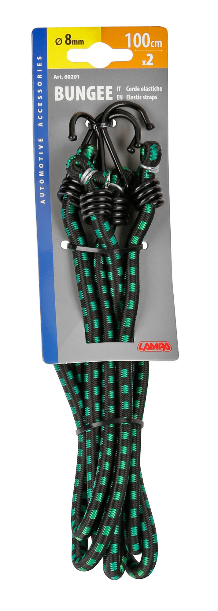 Corde elastiche slim - Ø 8 mm - 2x100 cm