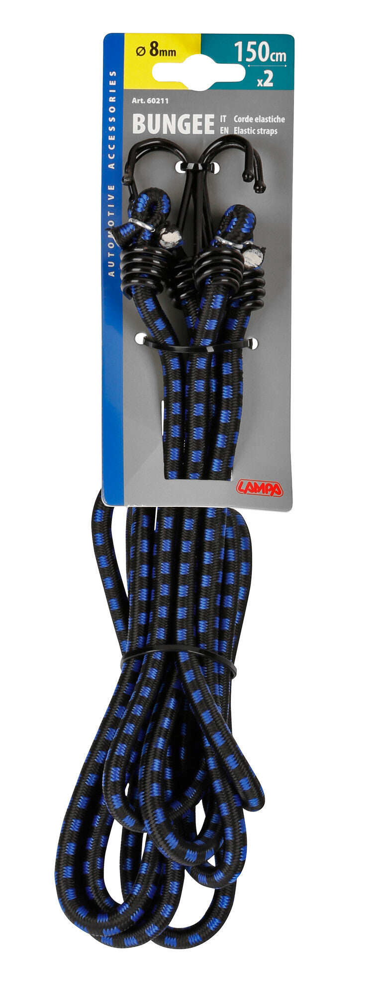Corde elastiche slim - Ø 8 mm - 2x150 cm