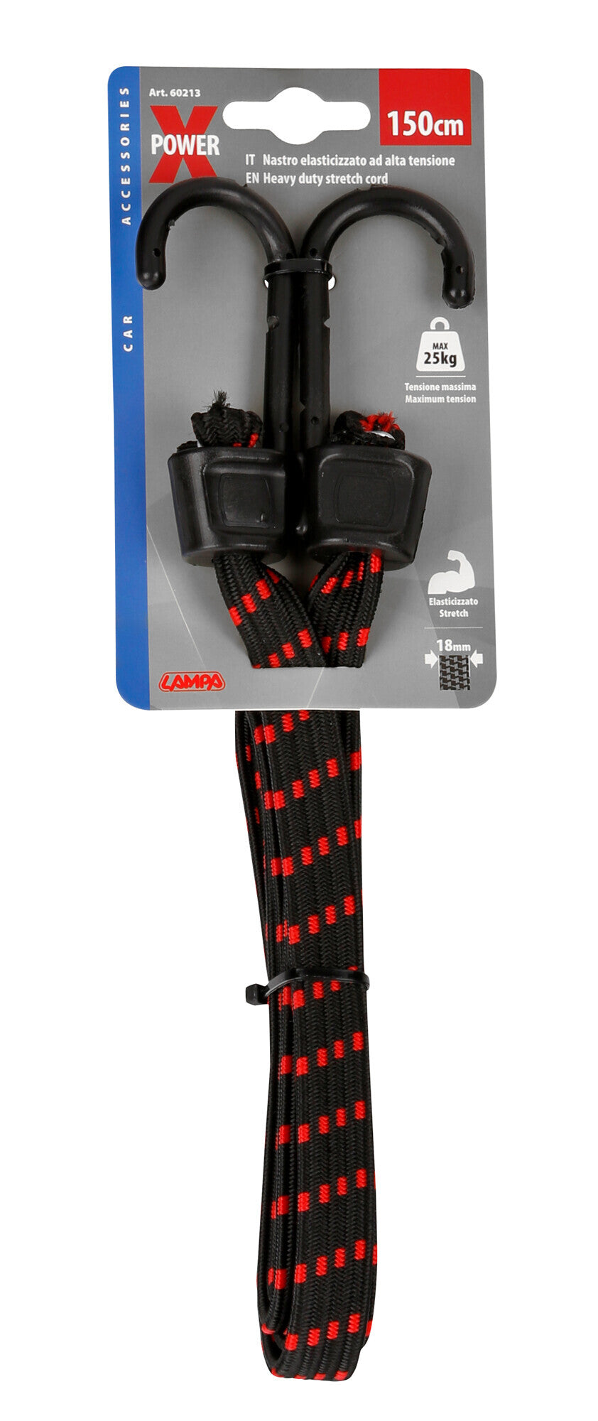 X-Power, nastro elasticizzato - 150 cm