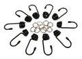 Set 10 ganci + morsetti - Ø 10 mm