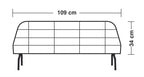 GRG-3, griglia divisoria in metallo cm 34x109