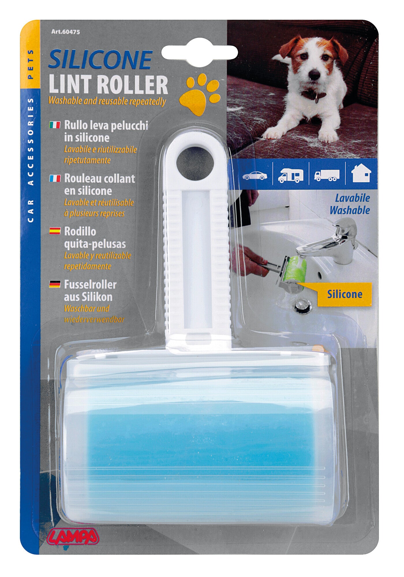 Rullo leva pelucchi in silicone