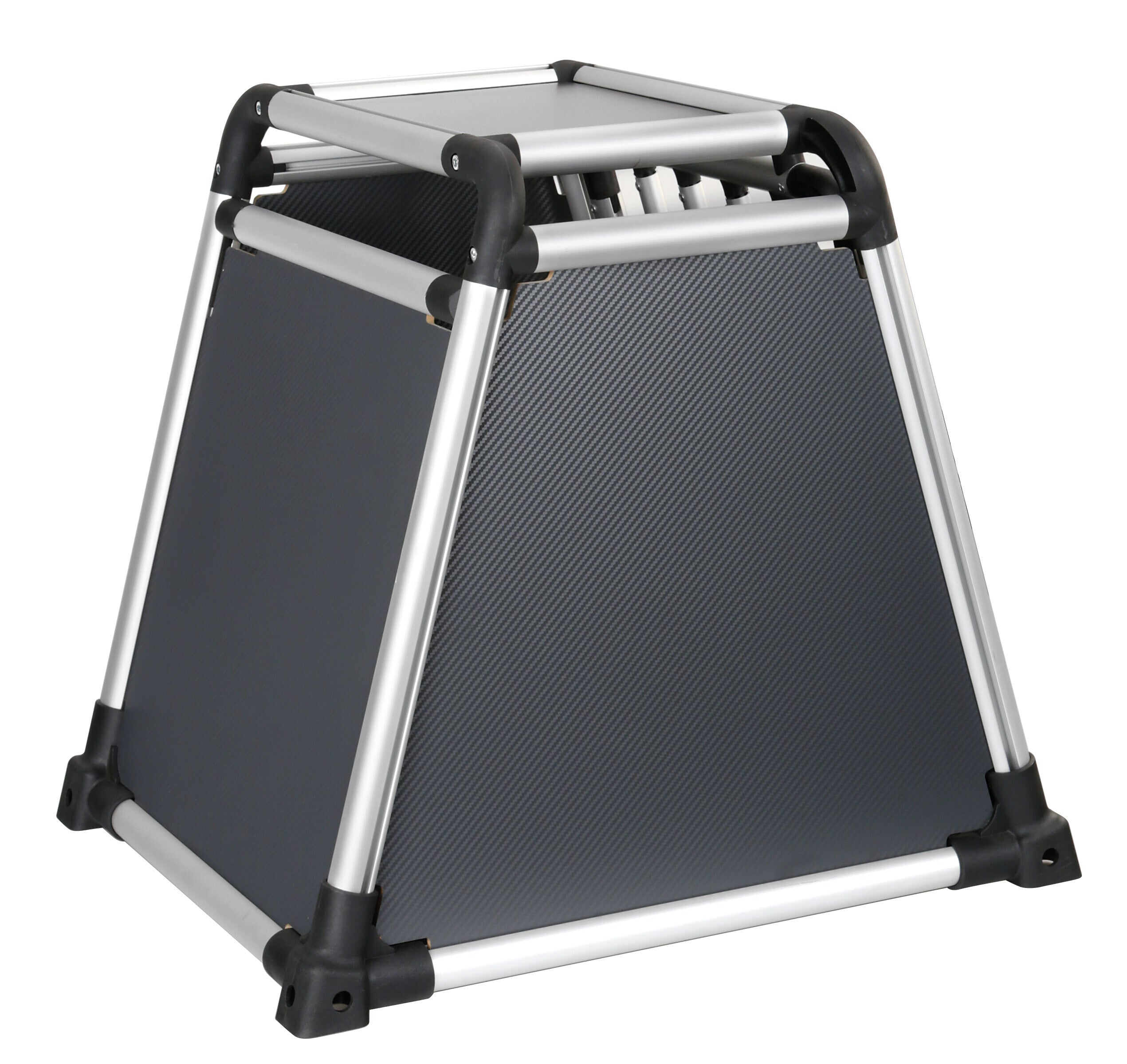 Premium, trasportino in lega di alluminio, specifico per il trasporto di animali in auto - Type 1 - 50 x 60 x H 55 cm