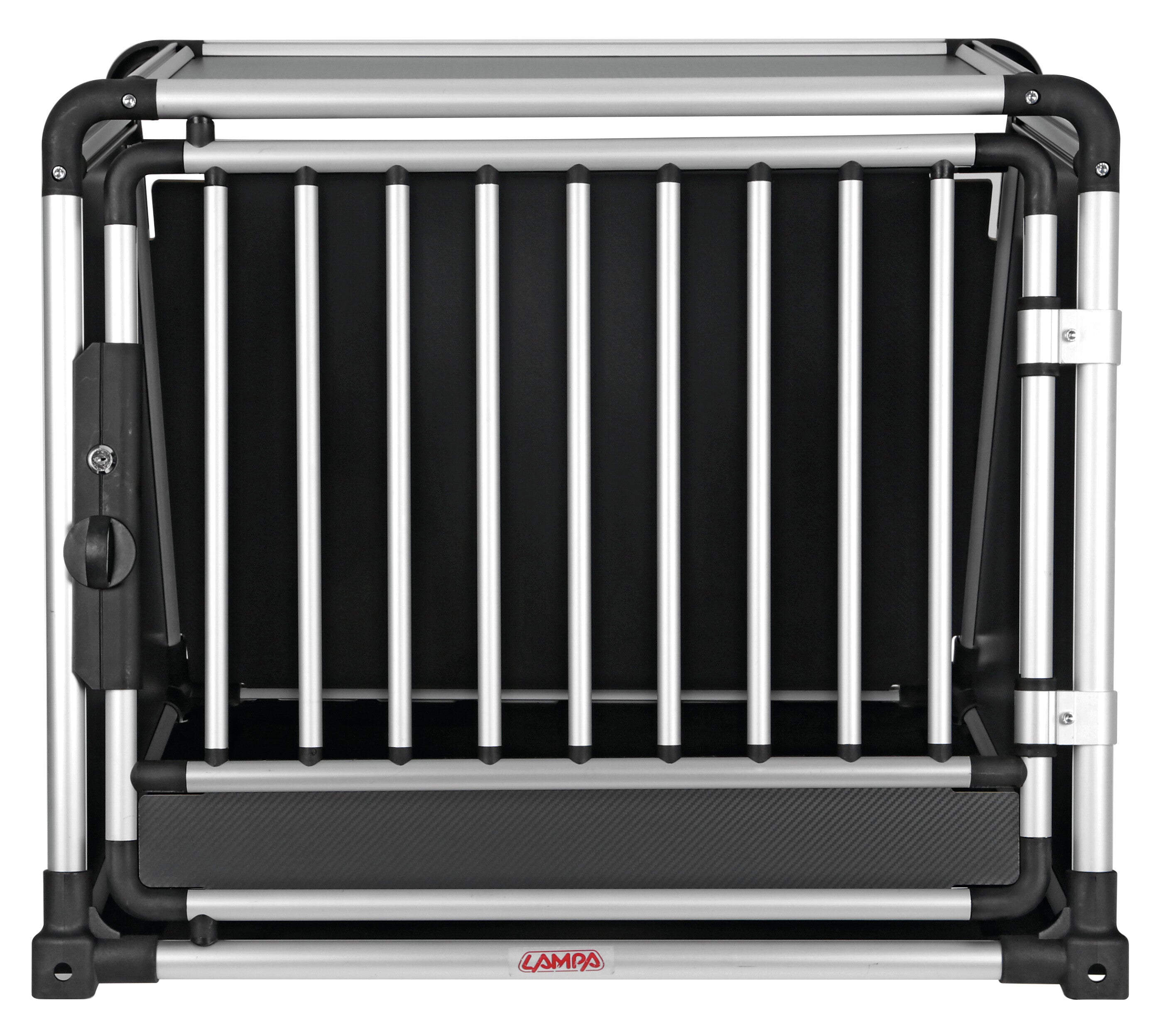 Premium, trasportino in lega di alluminio, specifico per il trasporto di animali in auto - Type 3 - 83 x 73 x H 66 cm