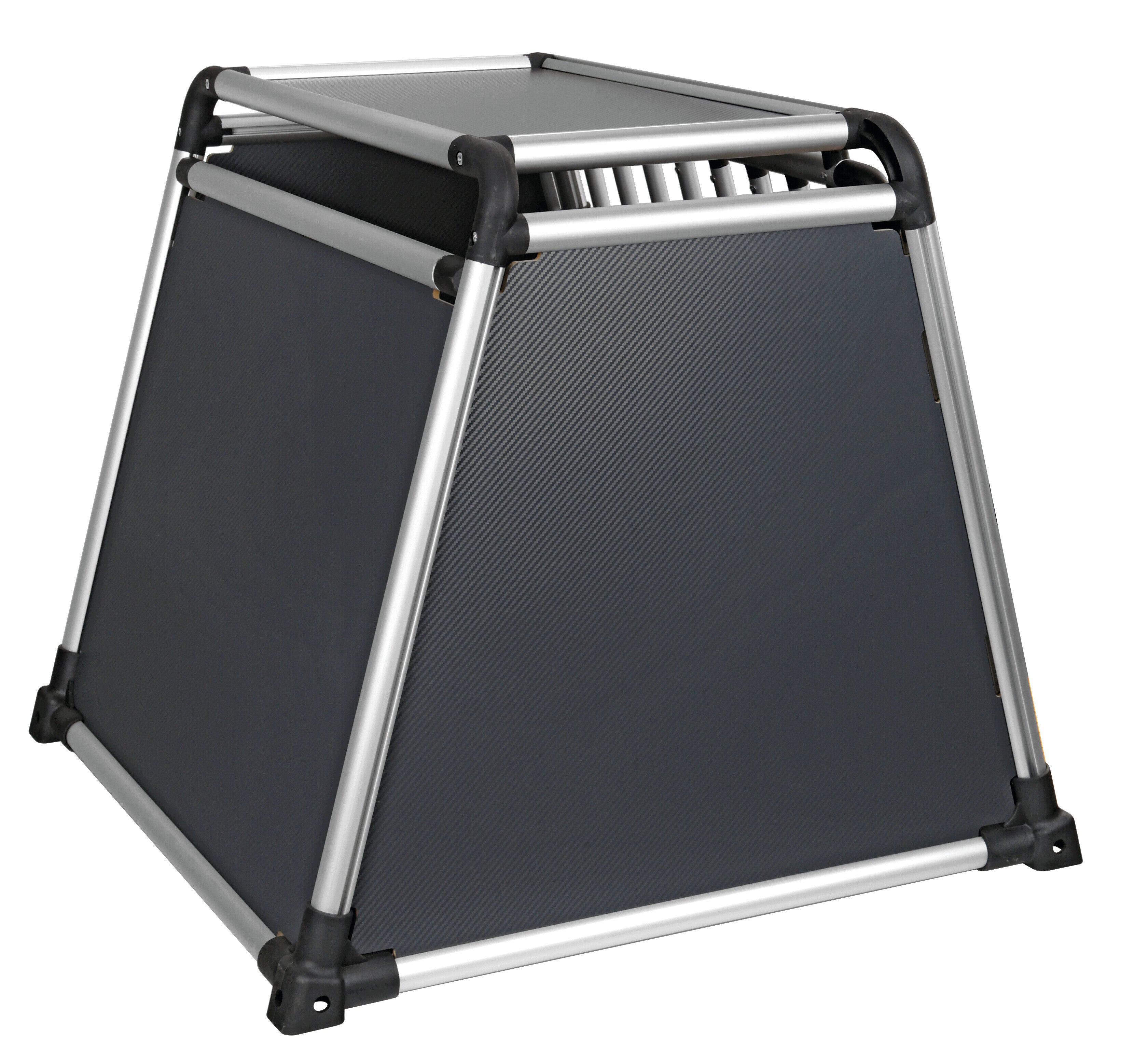Premium, trasportino in lega di alluminio, specifico per il trasporto di animali in auto - Type 5 - 75 x 75 x H 66 cm