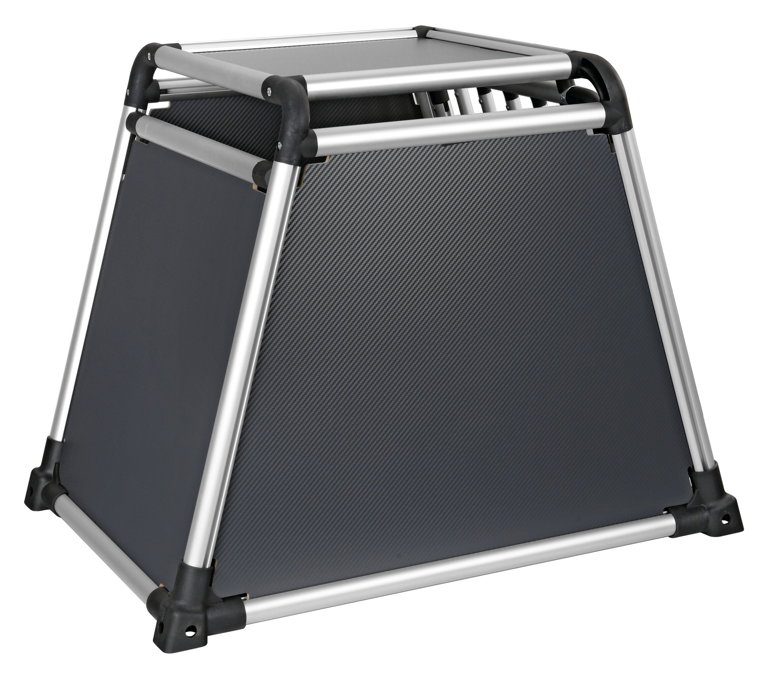 Premium, trasportino in lega di alluminio, specifico per il trasporto di animali in auto - Type 6 - 55 x 77 x H 60 cm