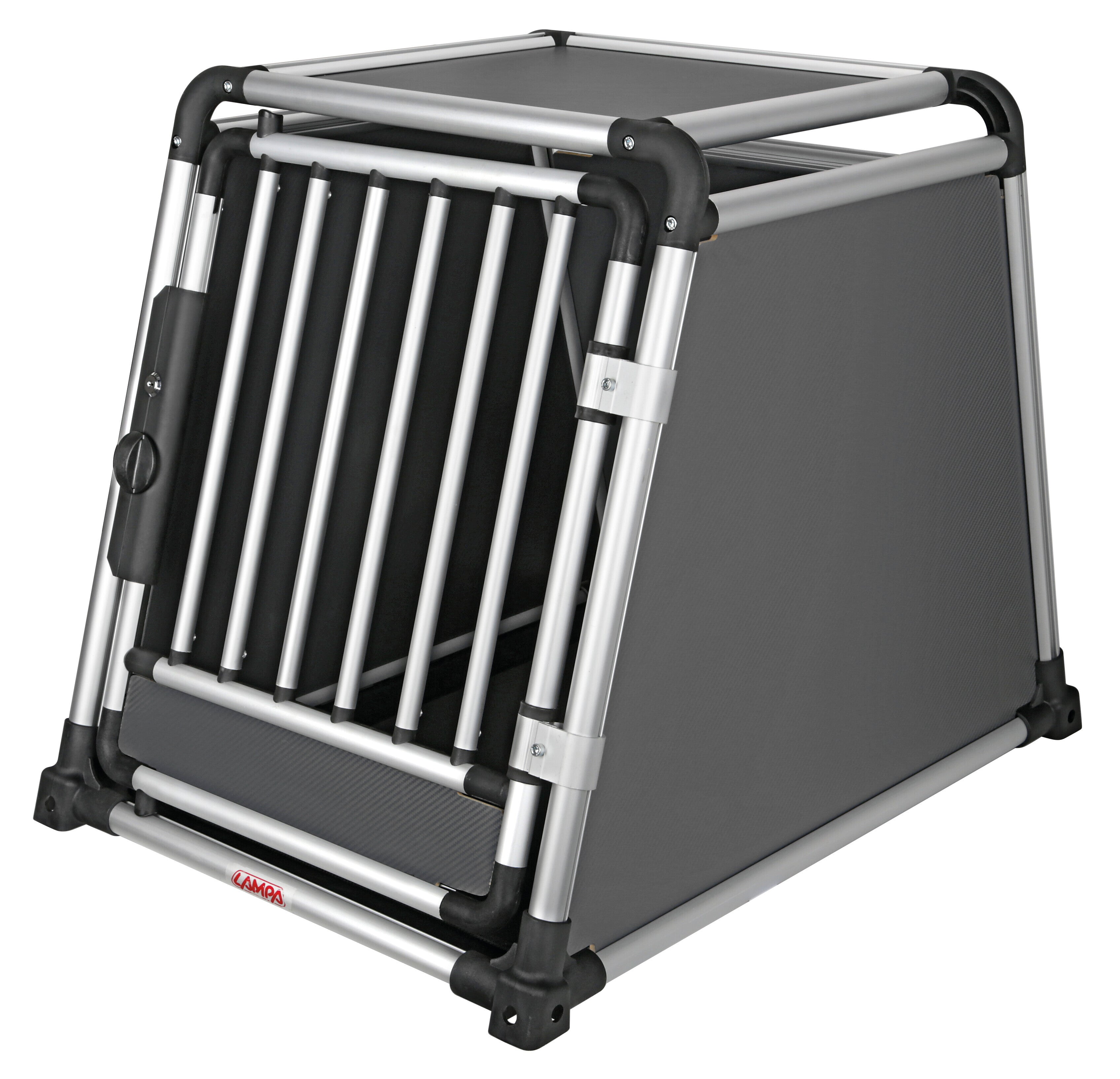 Premium, trasportino in lega di alluminio, specifico per il trasporto di animali in auto - Type 7 - 60 x 85 x H 86 cm