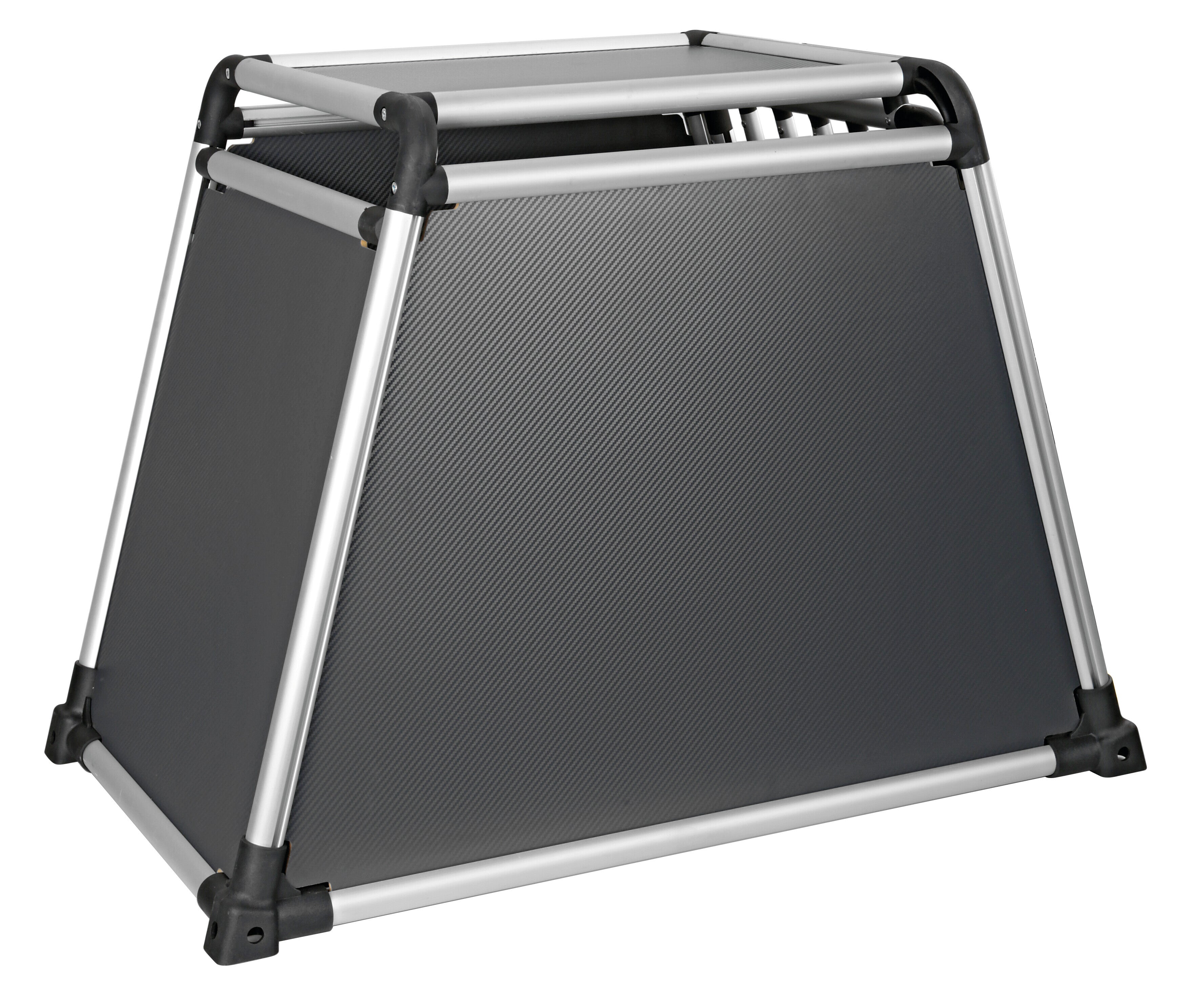 Premium, trasportino in lega di alluminio, specifico per il trasporto di animali in auto - Type 8 - 55 x 90 x H 66 cm