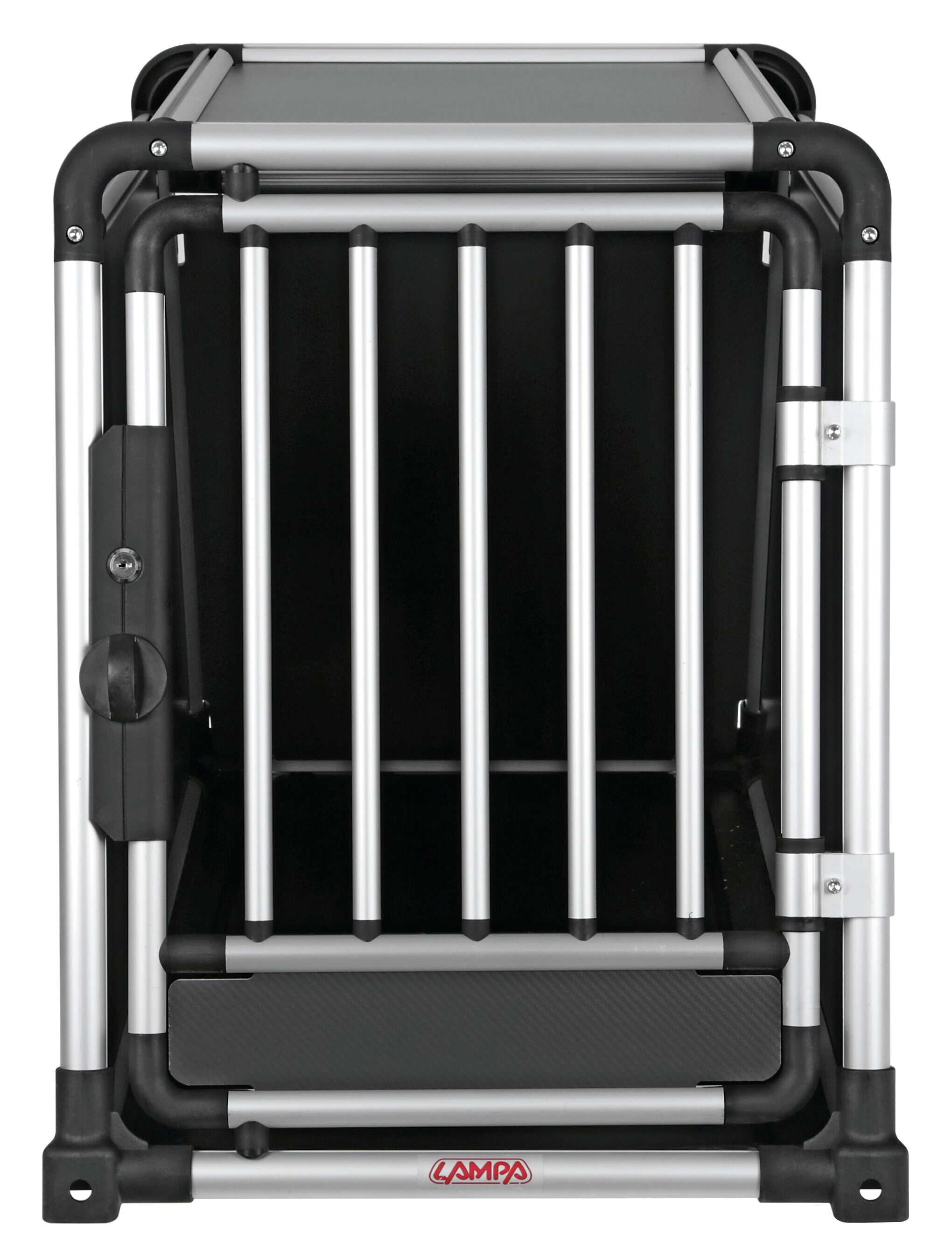 Premium, trasportino in lega di alluminio, specifico per il trasporto di animali in auto - Type 8 - 55 x 90 x H 66 cm