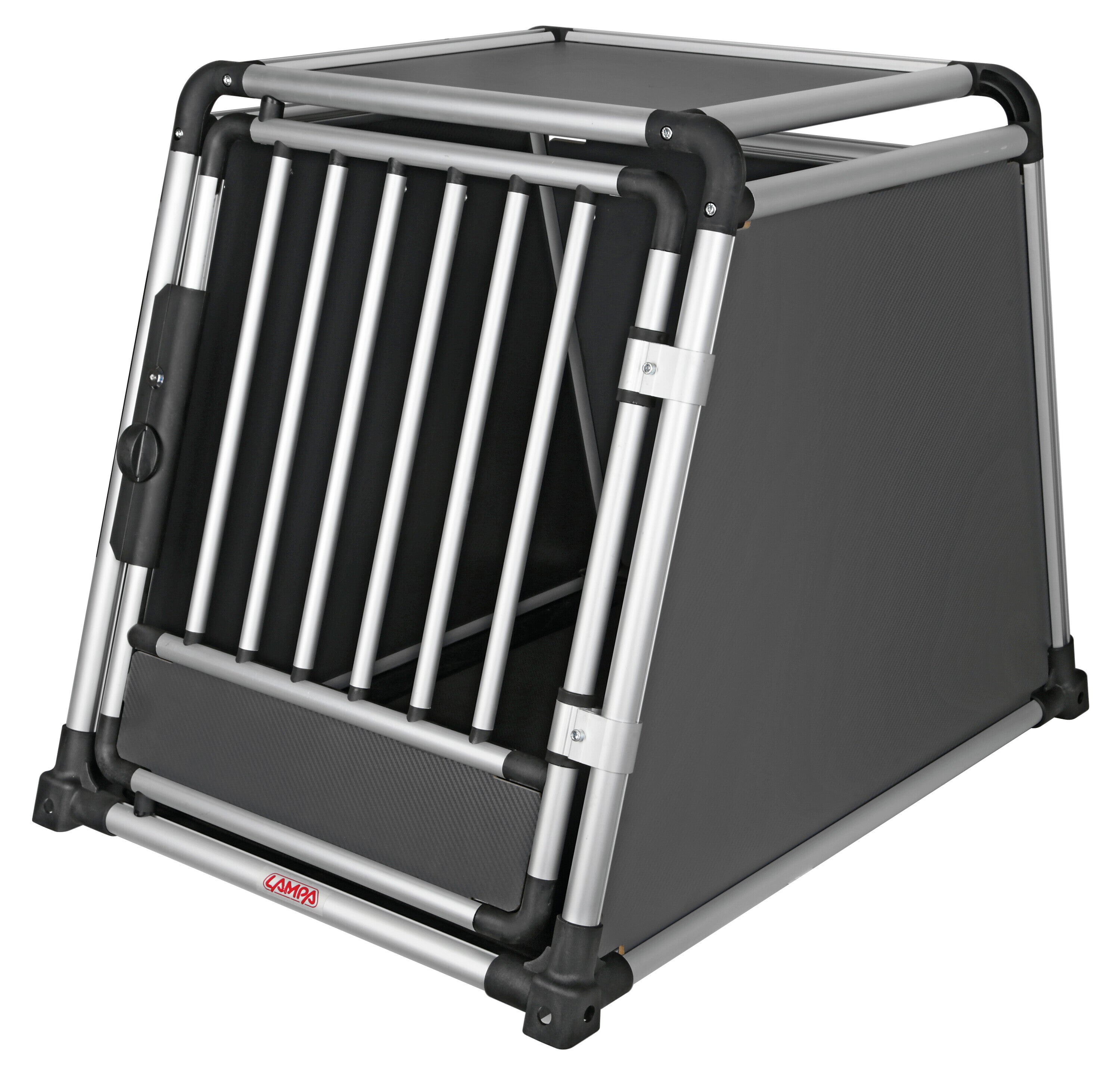 Premium, trasportino in lega di alluminio, specifico per il trasporto di animali in auto - Type 9 - 65 x 92 x H 70 cm