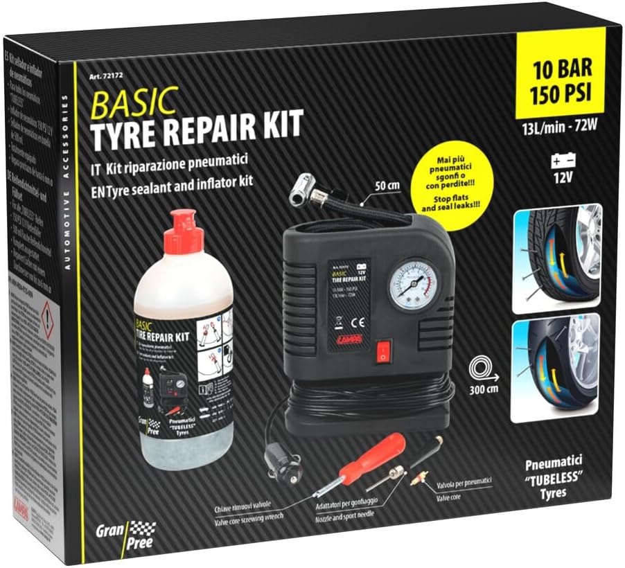 Lampa Gran Pree 72172 Gran Pree, Kit Riparazione Pneumatici