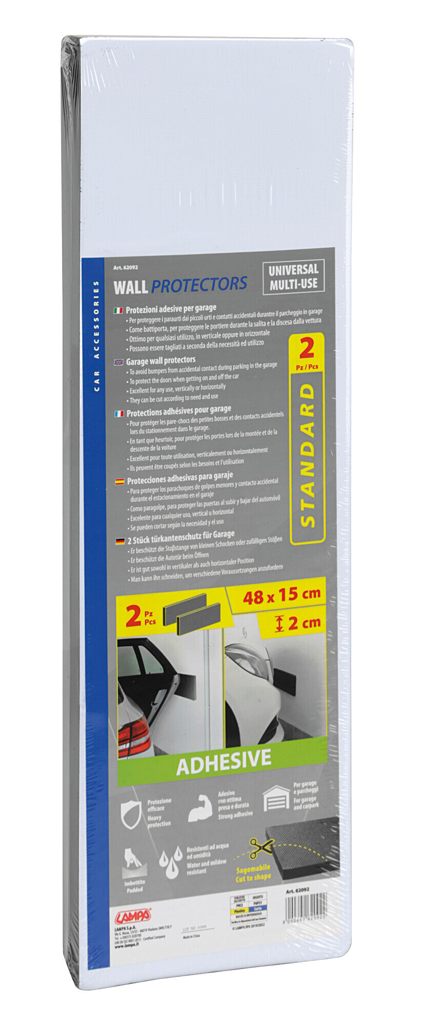 Protezioni adesive per garage - Standard - 2 pz