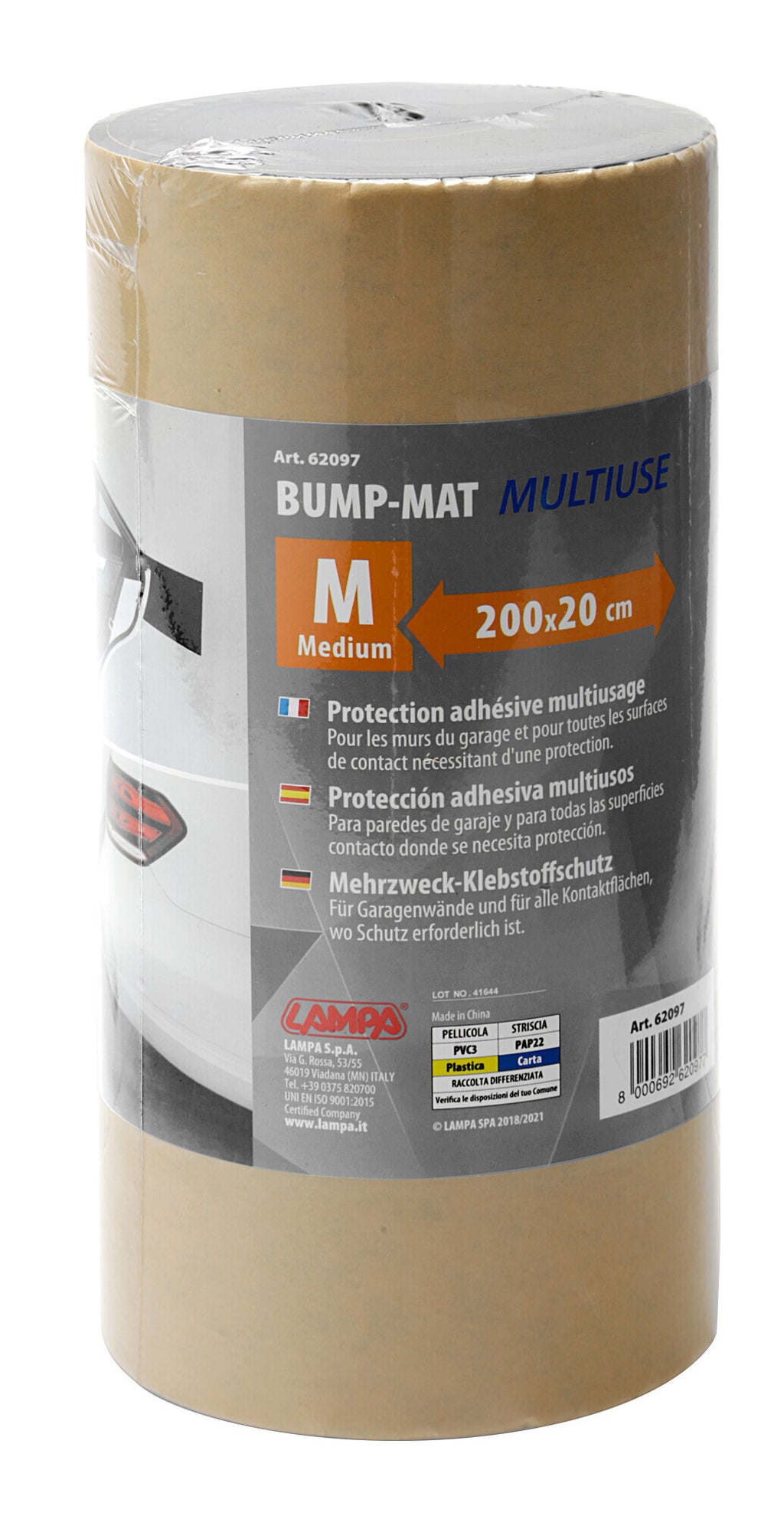 Bump-Mat Multiuse, protezione adesiva multiuso - M - 200x20 cm