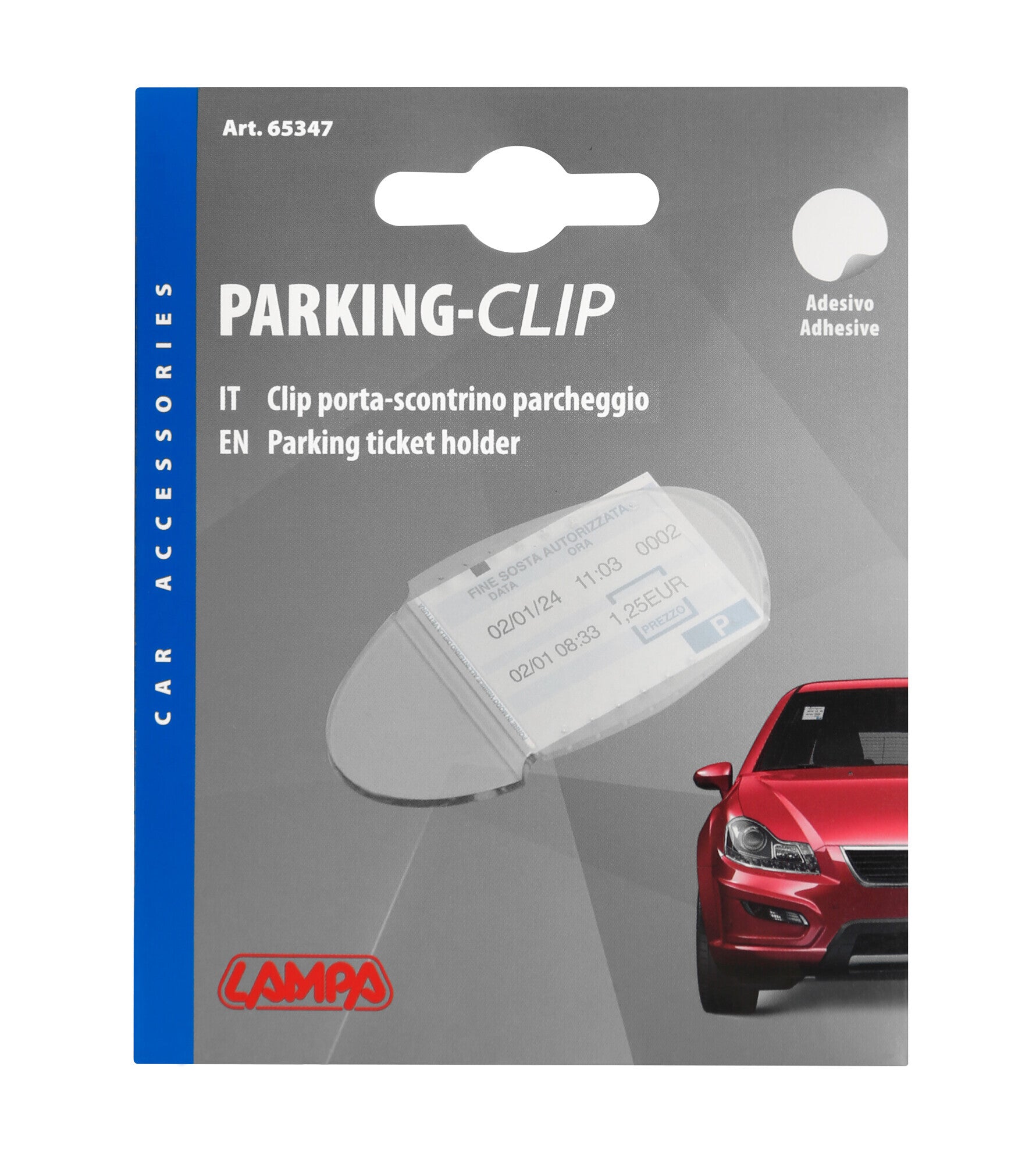 Parking Clip, portascontrino parcheggio - Blister 1 pz