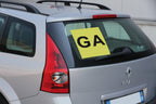 Contrassegno GA (Guida Accompagnata) - Posteriore