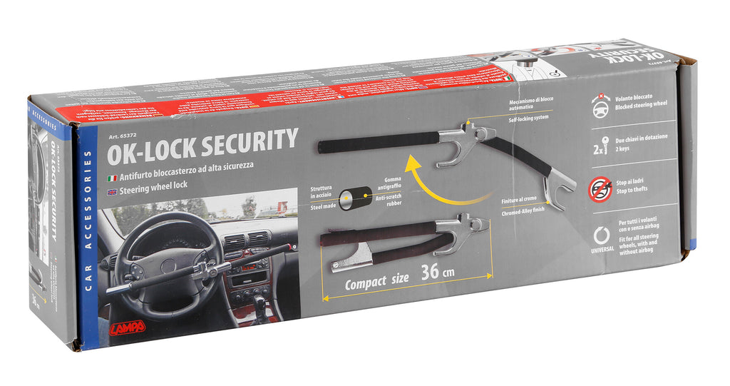 OK-Lock security, Asta bloccasterzo