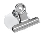 Set 2 clips in metallo con ventosa - S - 50 mm