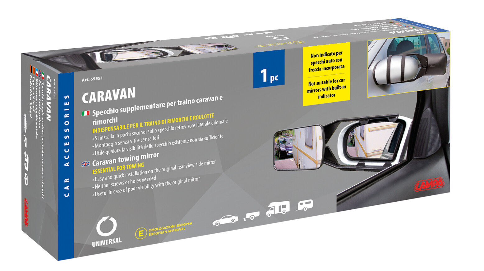 Caravan, Specchio supplementare