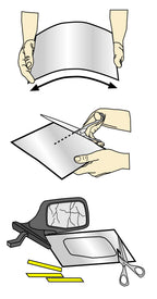 Magic-Mirror, specchio adesivo multiuso - L