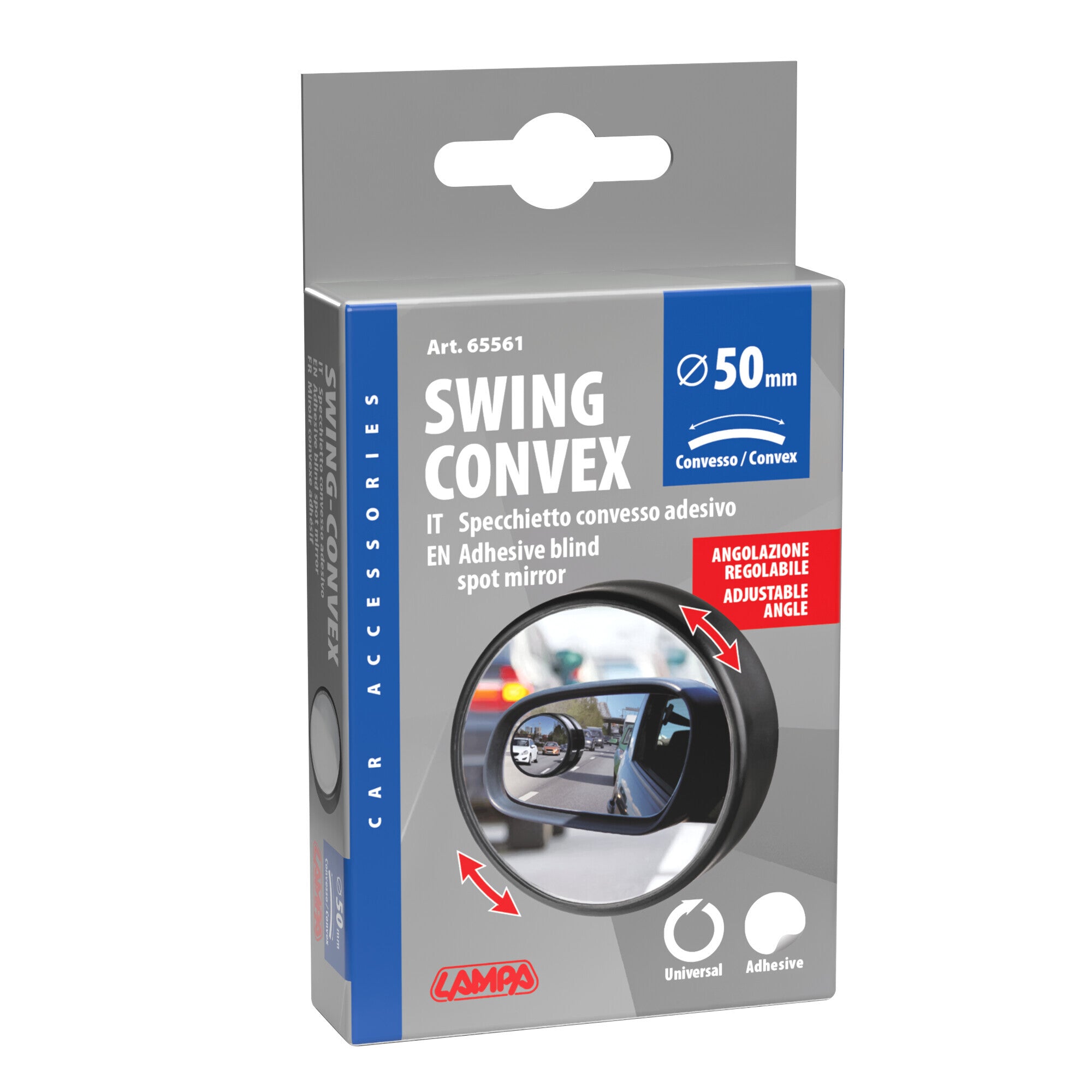 Swing, Specchietto adesivo convesso rotondo