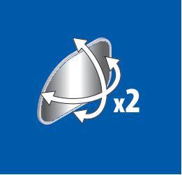 Twin, doppio specchietto retrovisore laterale supplementare