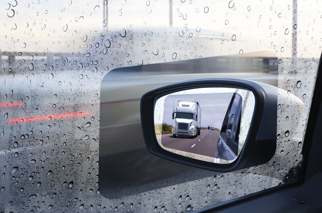 Clear-View, set 4 pellicole adesive con nano-tecnologia idrofobica - L - 150x100 mm
