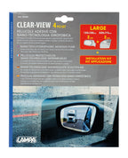 Clear-View, set 4 pellicole adesive con nano-tecnologia idrofobica - L - 150x100 mm