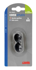 Coppia borchie copriforo in ABS - Ø 22 mm