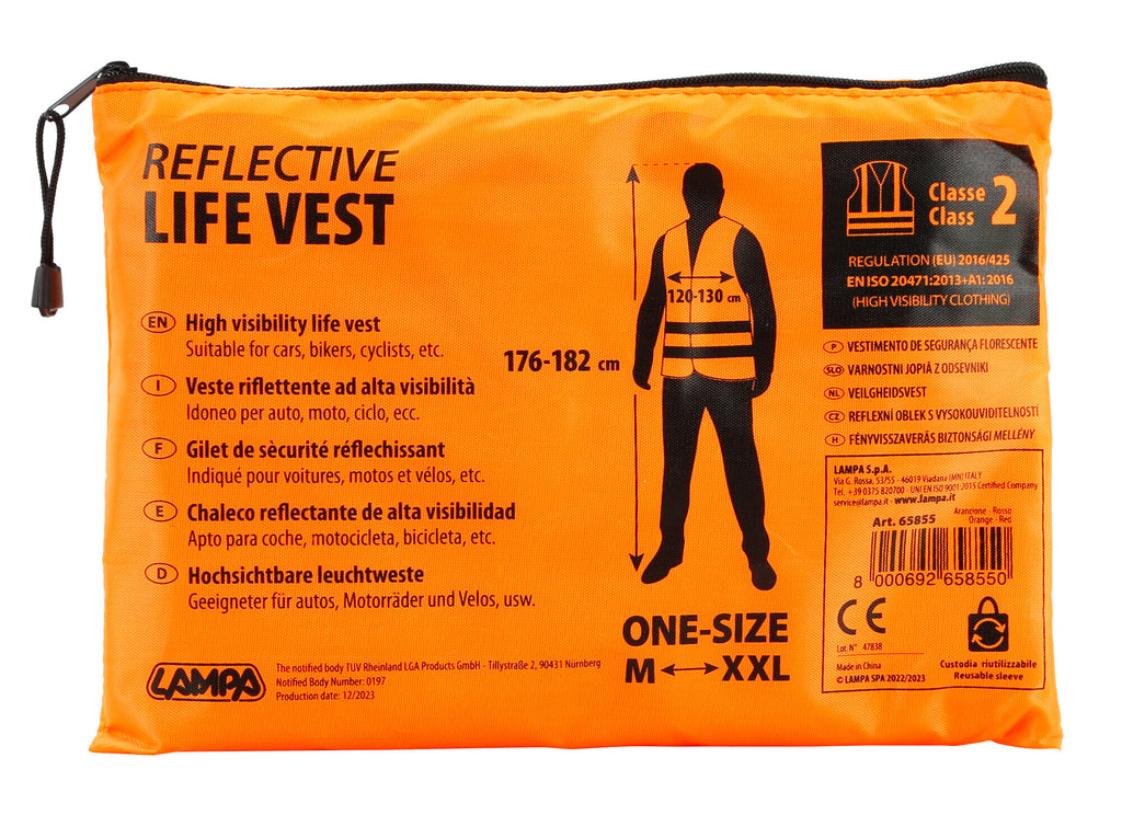 Life-Vest, veste riflettente - Arancio