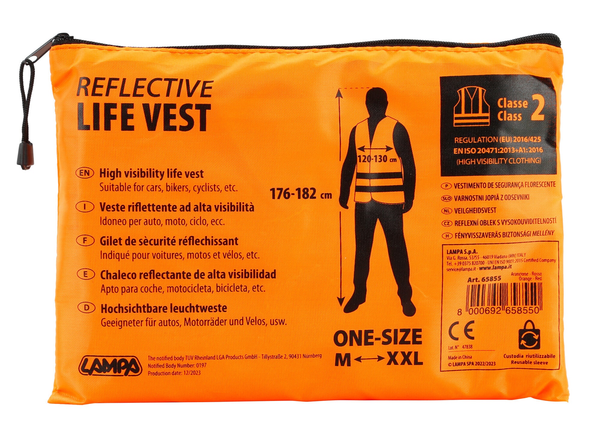 Life-Vest, veste riflettente - Arancio