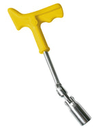 Power Grip, chiave svitacandele con bussola snodata - 16 mm