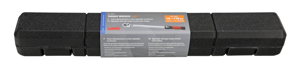 Chiave dinamometrica a scatto regolabile con scala graduata - 10-110 Nm