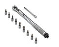 Chiave dinamometrica con cricchetto reversibile 1/4" - 5-25 Nm