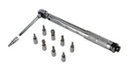 Chiave dinamometrica con cricchetto reversibile 1/4" - 5-25 Nm