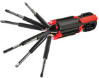 Multi-Use 8 in 1, set giraviti con torcia a Led - Sfuso 1 pz