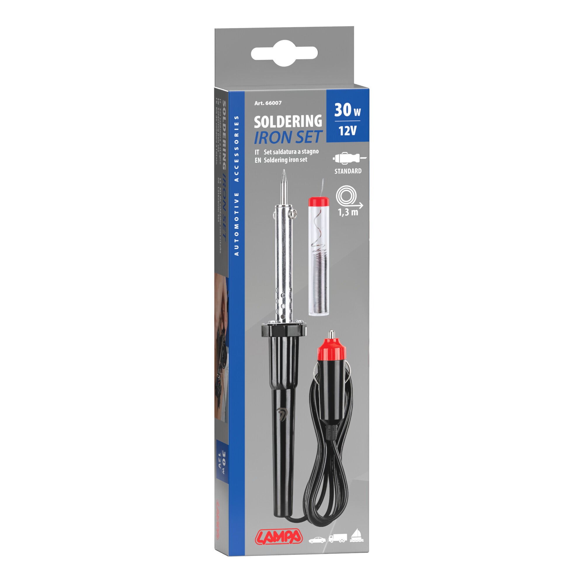 Saldatore a stagno, 12V - 30W
