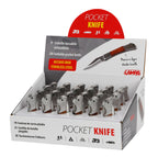 Pocket Knife, coltelli tascabili richiudibili, espositore 24 pz