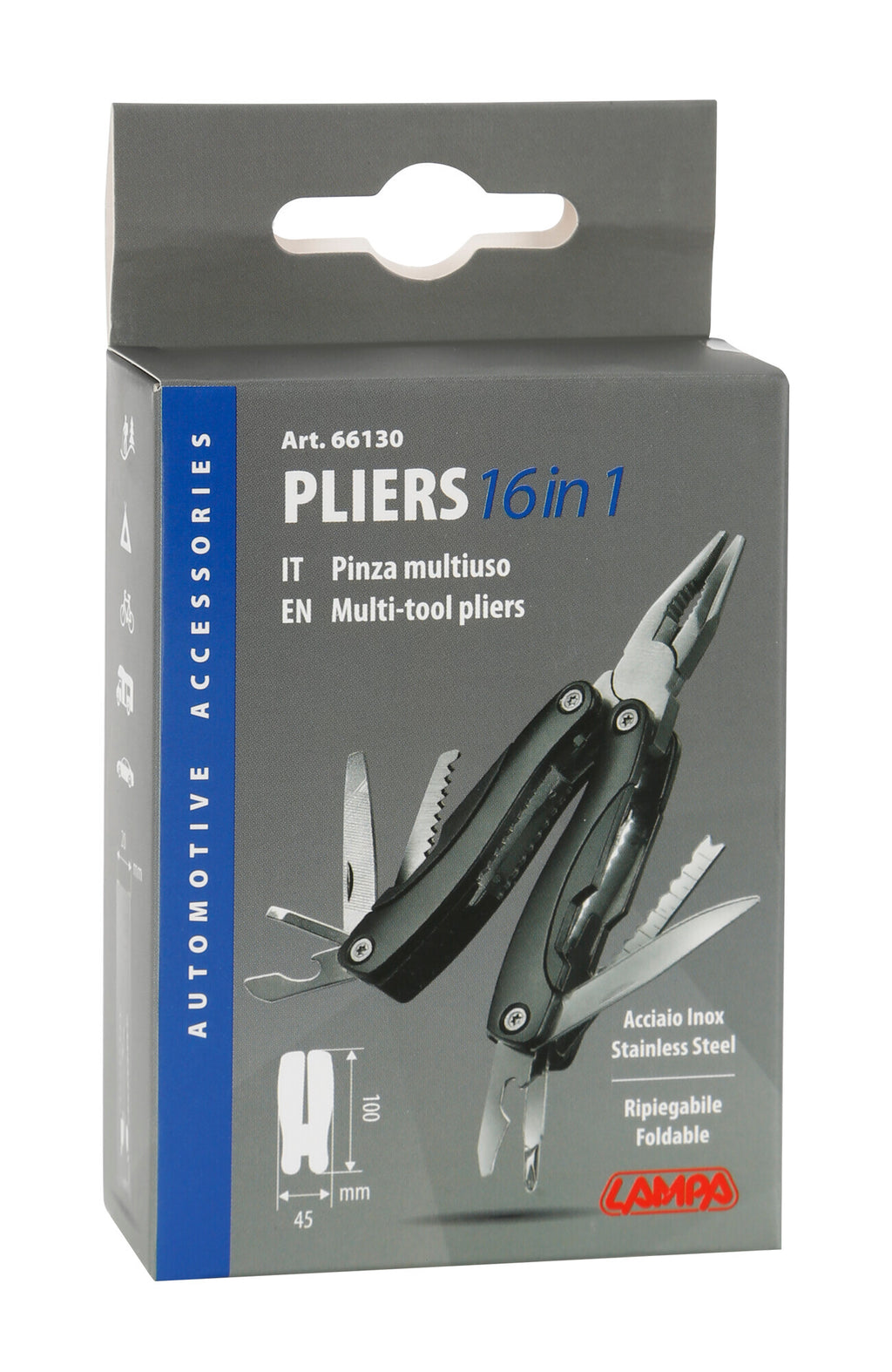 Pliers 16 in 1, pinze tascabili multifunzione, espositore 18 pz