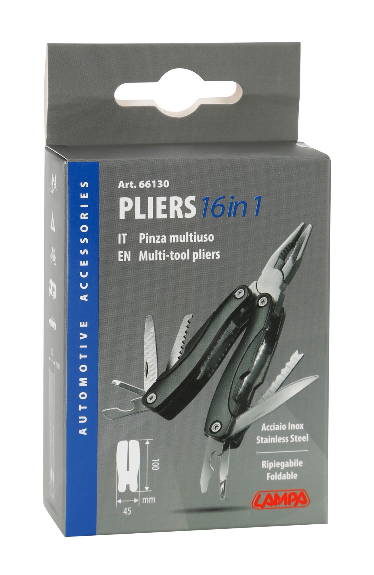 Pliers 16 in 1, pinze tascabili multifunzione, espositore 18 pz
