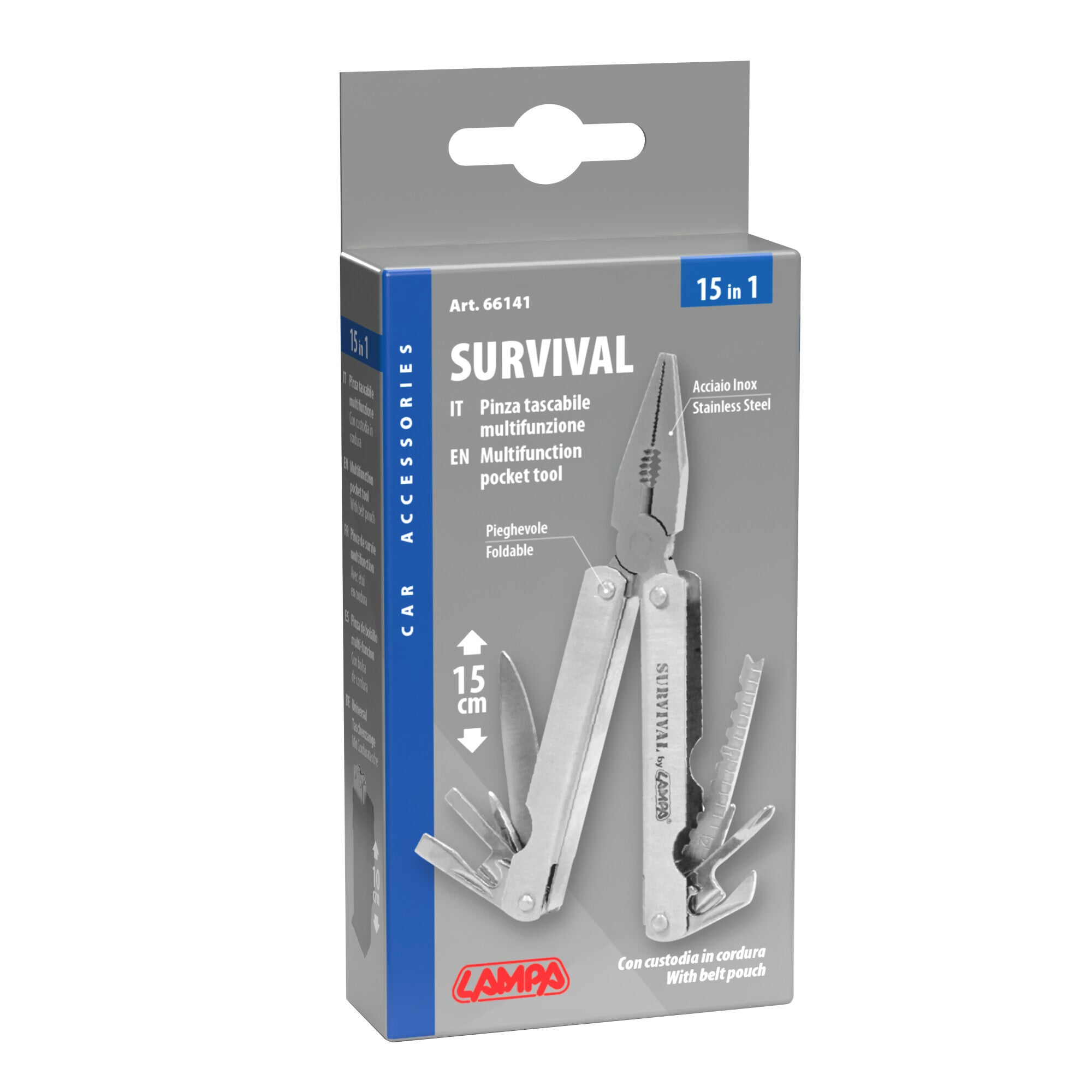15 in 1 pinza tascabile survival multifunzione da 6”