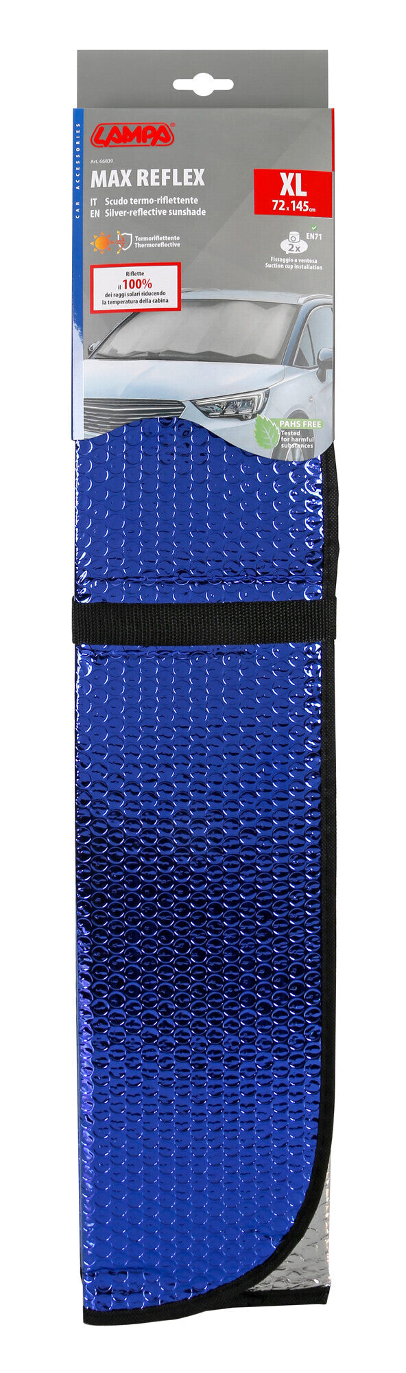 Max-Reflex XL, scudo termo-riflettente bicolore doubleface