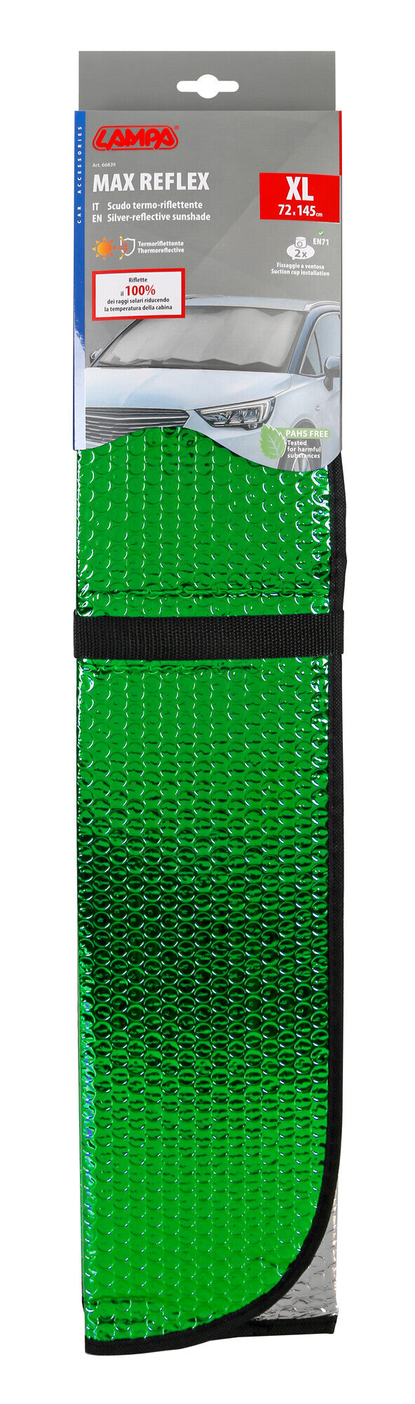 Max-Reflex XL, scudo termo-riflettente bicolore doubleface